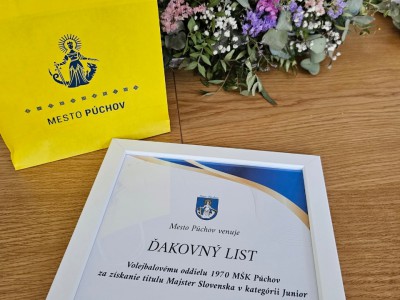 MŠK Púchov volejbal majstri SR